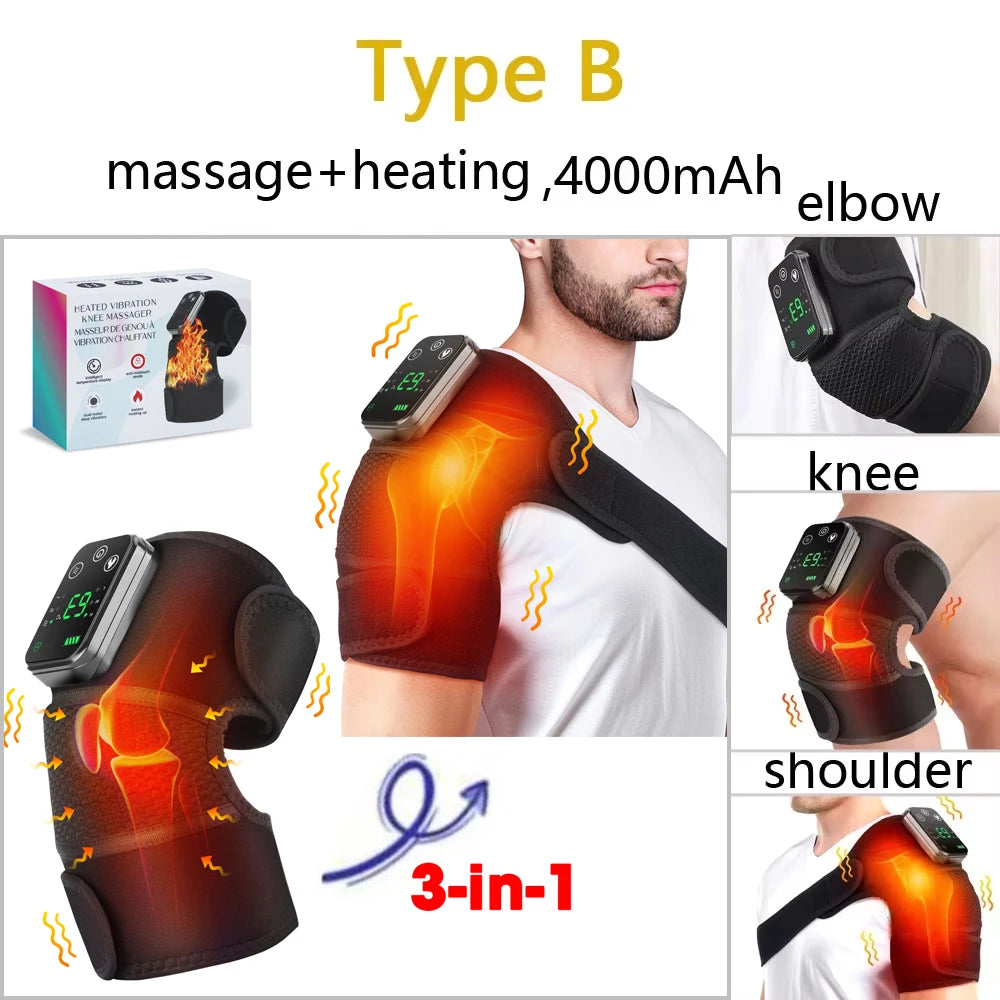 Masajeador Térmico Inteligente para Hombros y Rodillas