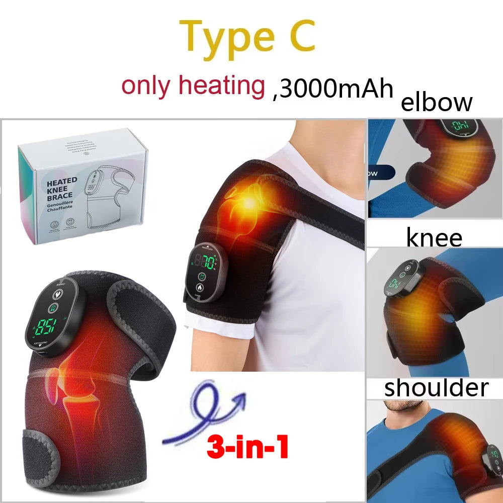 Masajeador Térmico Inteligente para Hombros y Rodillas