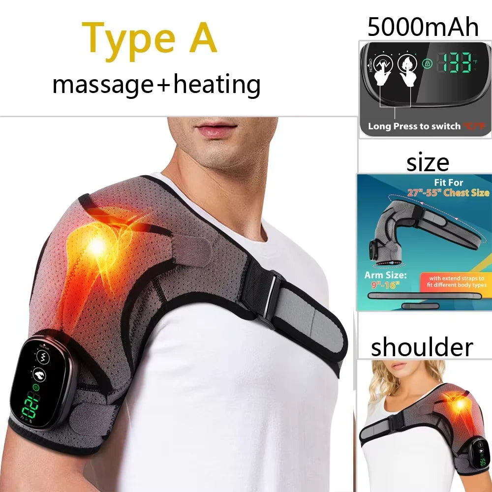 Masajeador Térmico Inteligente para Hombros y Rodillas