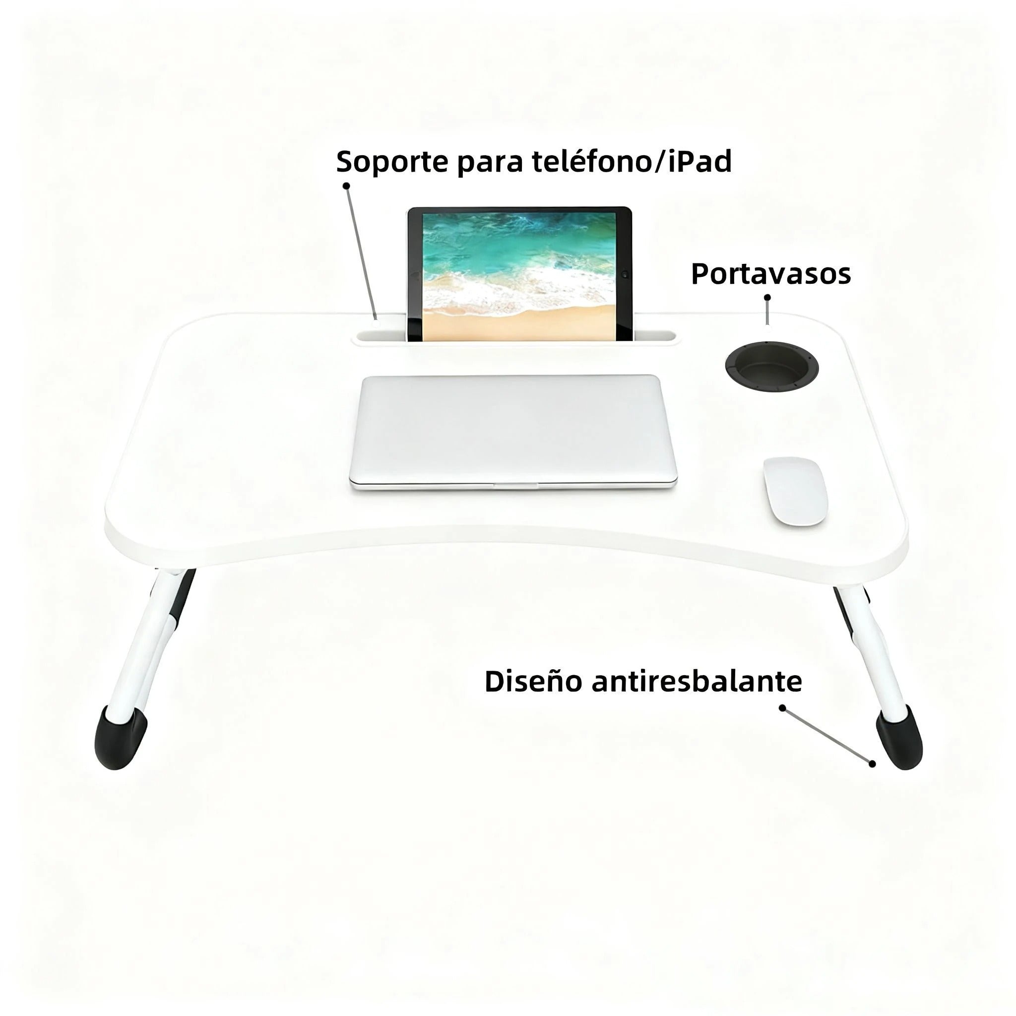 Mesa Plegable Auxiliar Multiuso